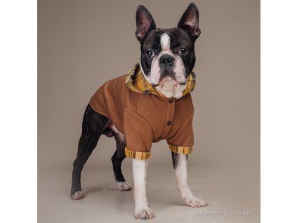 Mikina pro psa luke hneda