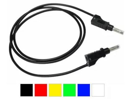 34310 2210 600v 100 2 cerveny kabel 1m ban ban 4mm so zasuvacim kryto