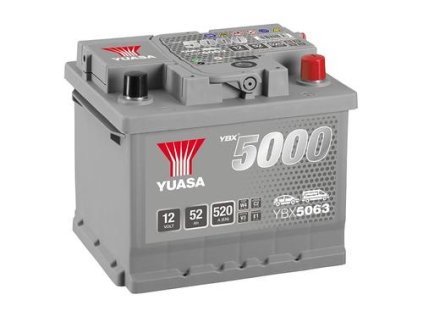 35534 ybx5063 052 12v 52ah 520a 0 yuasa autobateria