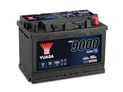 35552 ybx9096 070 agm start stop 12v 70ah 760a 0 yuasa autobateria