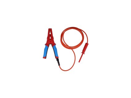 36833 a 1639 red 2m5 velka hv krokosvorka s tienenym kablom cervena