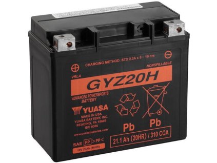 37370 gyz20h 12v 20ah motobaterie yuasa