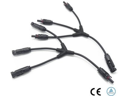 37655 zlucovacie konektory mc4 1x3 s kabelom par
