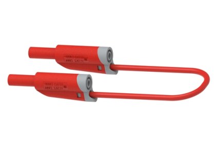 38471 2711 100 2 cerveny kabel 1m kryty ban ban 4mm 12a silikon