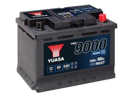 38531 ybx9027 060 agm start stop 12v 60ah 640a 0 yuasa autobateria