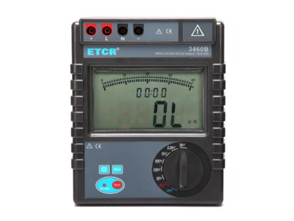 38789 etcr 3460b tester izolacie do 5kv kalibracny list od vyrobcu