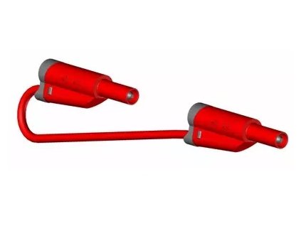 39308 2614 iec 25 2 cerveny testovaci kabel