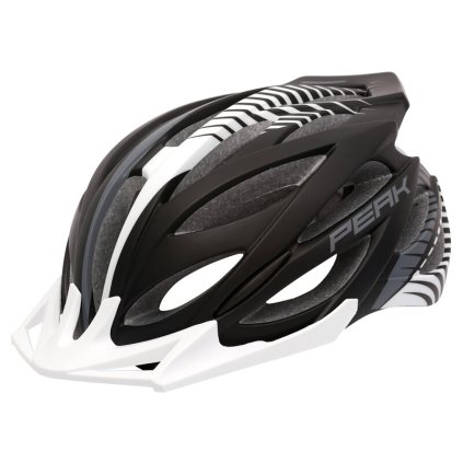 přilba RM Peak černo/bílá vel. S/M 56-58cm