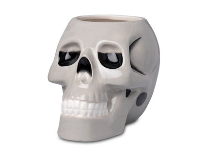 skull tiki mug