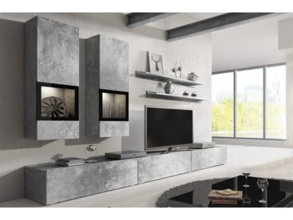 Obývacia stena Malaga betón