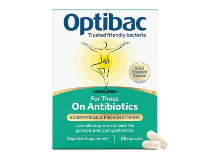 On Antibiotics (Probiotika při antibiotikách) 10 kapslí (Varianta On Antibiotics (Probiotika při antibiotikách) 10 kapslí)