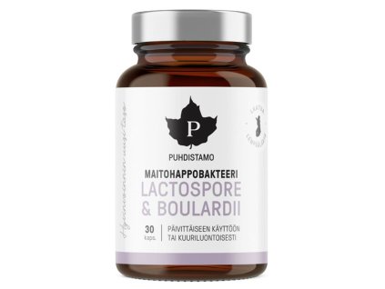 Lactic Acid Bacteria Boulardii 30 kapslí (Probiotika LactoSpore® a Lynside®) (Varianta Lactic Acid Bacteria Boulardii 30 kapslí (Probiotika LactoSpore® a Lynside®))