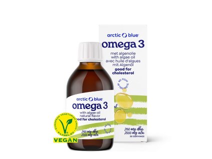 Vegan Omega 3 Algae 150ml (Lněný olej + olej z mořské řasy) (Varianta Vegan Omega 3 Algae 150ml (Lněný olej + olej z mořské řasy))