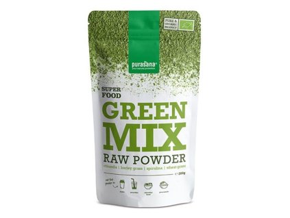 Green Mix Powder BIO 200g (Směs zelených antioxidantů) (Varianta Green Mix Powder BIO 200g (Směs zelených antioxidantů))