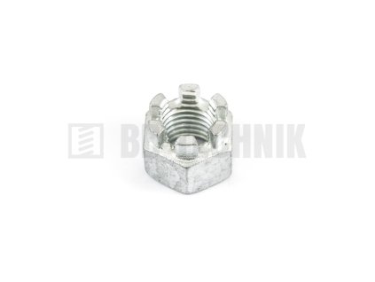 DIN 935 M 24 8.0 ZN korunková matica