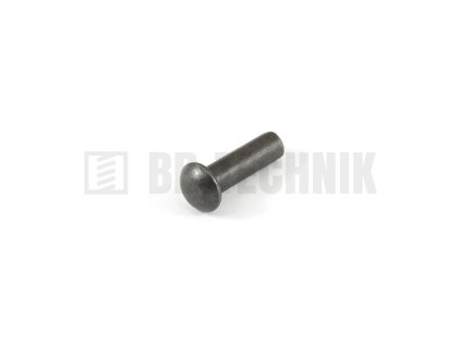 DIN 660 4x10 rozklepávacie nity s polguľatou hlavou