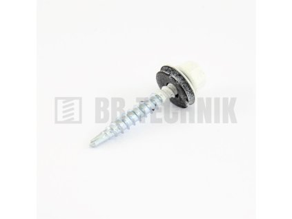 W farmárska skrutka 4,8x25 RAL 9010 biela
