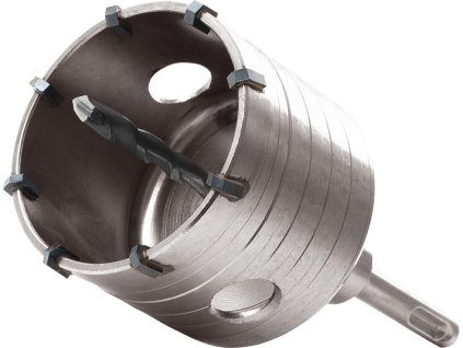 EXTOL Vrták korunkový 73mm SDS+ karbidové hroty