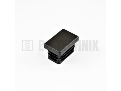 Krytka obdĺžniková 30x20 mm čierna do profilu