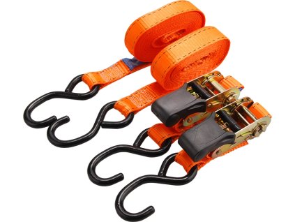 EXTOL Pás sťahovací gurtňa SADA 2ks 2xhak 5m x 25mm nosnosť 800kg