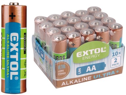 Batéria Alkalická typ AA balenie 20ks 1,5V