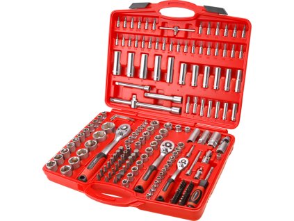 EXTOL gola sada hlavíc 1/4" 3/8"a 1/2" 171-dielna
