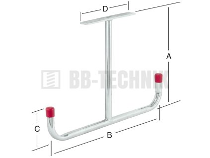 Hák závesny T 293x430x95x180 mm