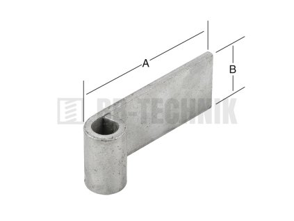 Záves 100x40 mm 13 mm navarovací