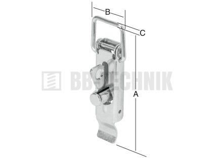 Uzáver bedňový s obrtlíkom 138x47 mm