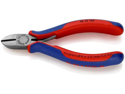 KNIPEX Kliešte cvikacie 125mm bočné pre mechanikov 7612125