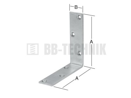 Uholník 100x100x40x5 mm pevný