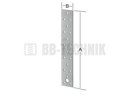 Spojka plochá pásovina 40x250x2 mm