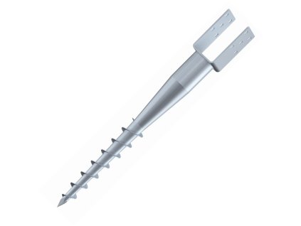 Zemný vrut U 100/900 mm ZN