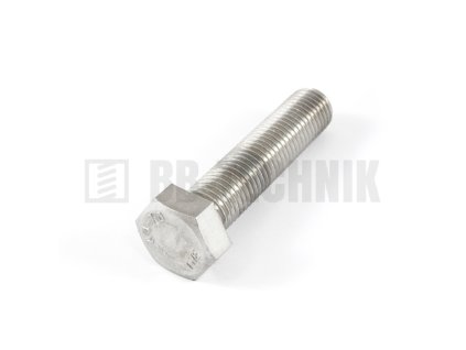 DIN 933 M 5x12 A2 skrutka so 6-hrannou hlavou s celým závitom