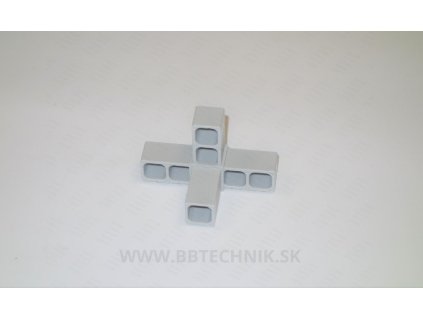 Spojka T kus s výstupom plastový 20x20 mm
