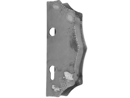 Kazetová zostava pre bránku 230x93x40mm, otvor pre kľučku ø 20mm, na profil 40x40mm, zdobená, pre zámok ZM90/80