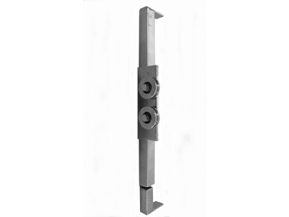 Vodiaci segment pre posuvné oblúkové brány, pozinkovaný, kolieska C403/60, rozostup pre profil šírky 30mm