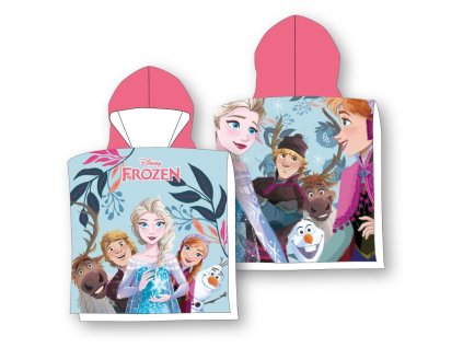 FARO Pončo Ledové Království micro  Polyester - mikrovlákno, 50/100