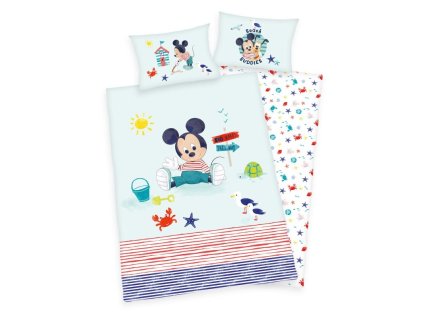 Povlečení do postýlky Mickey baby Bavlna, 100x135, 40x60 cm