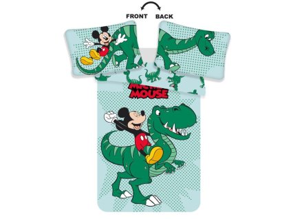 Povlečení do postýlky Mickey dino baby Bavlna, 100x135, 40x60 cm