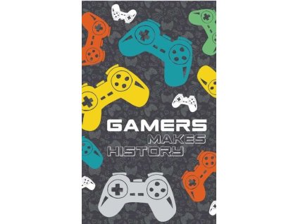 Dětský malý ručník Gamers  Bavlna - Froté, 50/30 cm