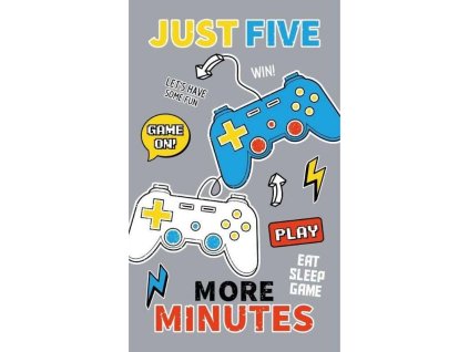 Dětský malý ručník Play Game  Bavlna - Froté, 50/30 cm