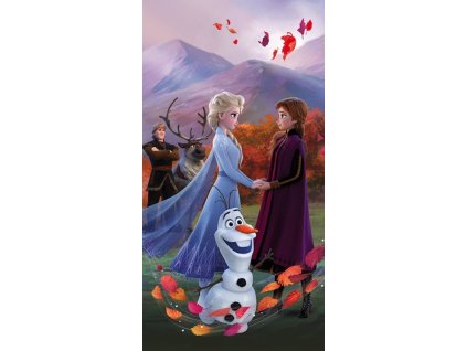 JERRY FABRICS Osuška Ledové Království 2 Wind Bavlna - Froté, 70/140 cm