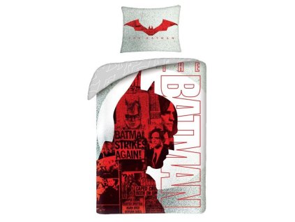 HALANTEX Povlečení Batman silueta  Bavlna, 140/200, 70/90 cm