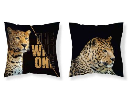 DETEXPOL Povlak na polštářek Leopard micro Polyester, 40/40 cm