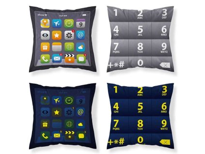 DETEXPOL Povlak na polštářek Telefon svítící  Bavlna, 40/40 cm