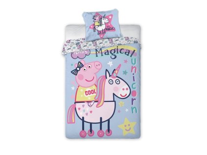 bavlněné povlečení prasátko Pepina, Peppa Pig