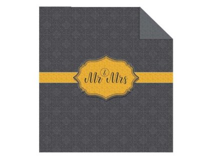 DETEXPOL Přehoz na postel Mr a Mrs  Polyester, 170/210 cm