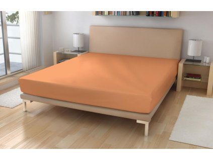 Froté prostěradlo EXKLUSIVE Broskvová 180/200