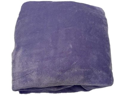 JERRY FABRICS Prostěradlo mikroplyš světle fialová Polyester, 180/200 cm
